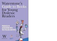 Waterstones Dyslexia Action Guide - Agsev