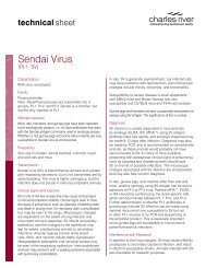 Sendai Virus - Charles River Laboratories