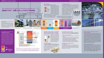 Une production de chaleur performante requiert une de la chaleur