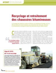 Recyclage et retraitement des chaussées bitumineuses - Bitume.info