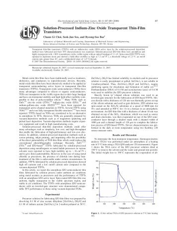 Solution-Processed Indium-Zinc Oxide Transparent Thin-Film ...