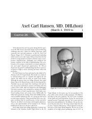 Dr. Axel Carl Hansen , M.D. - School of Medicine