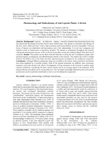 Pharmacologia 3 (8): 291-298, 2012 ISSN 2044-4648 / DOT ...