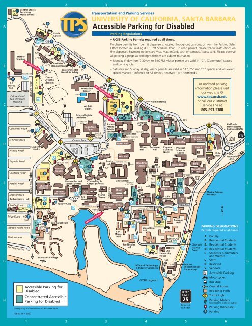 Accessible Parking Map - Disability Resources - University of ...