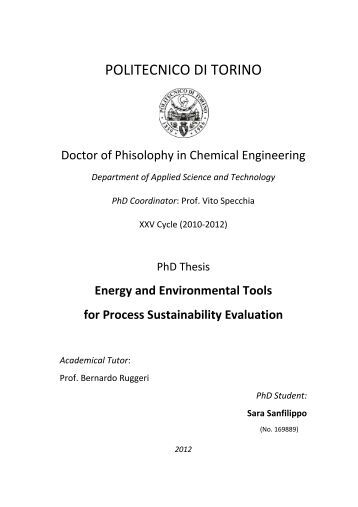 Phd thesis publications