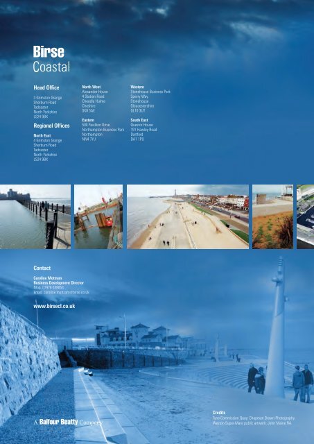 Coastal brochure - Birse Civils Ltd