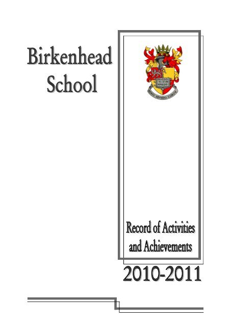 Birkenhead School - A leading independent day school for girls and boys  from Nursery to Sixth Form.