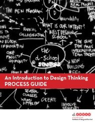 An Introduction To Design Thinking