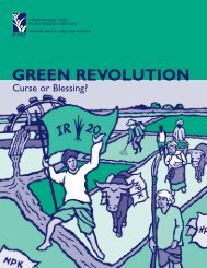 Green Revolution: Curse or Blessing? - International Food Policy ...