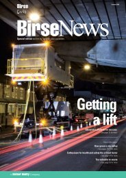 Bire news winter 2007 - Birse Civils Ltd