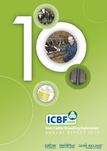 Irish Cattle Breeding Federation ANNUAL REPORT 2010 - ICBF