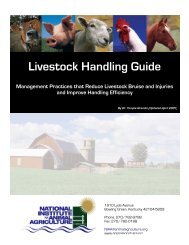 Livestock Handling Guide - National Institute for Animal Agriculture