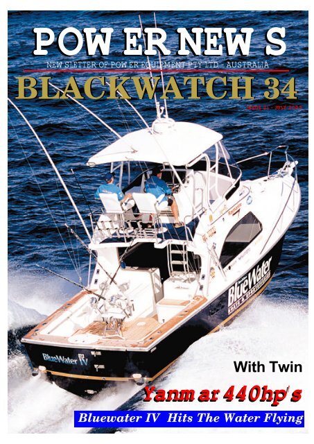 blackwatch 34 power news - Yanmar