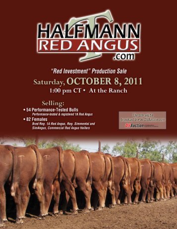 Halfmann Red Angus - Cow Camp Promotions