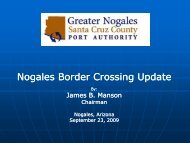 Nogales Border Crossing Update - US Environmental Protection ...