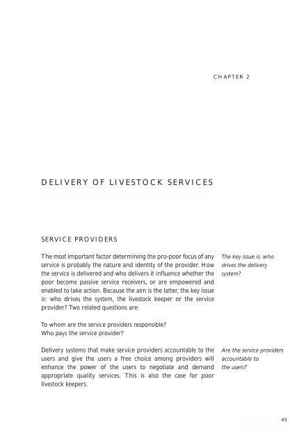 Livestock Services and the Poor: A global initiative - IFAD