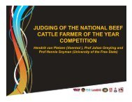 JUDGING OF THE NATIONAL BEEF CATTLE FARMER ... - Voermol
