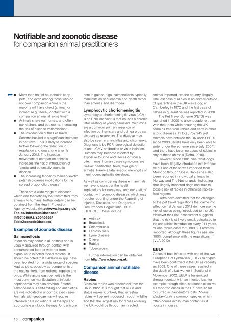 Companion May 2012 - BSAVA