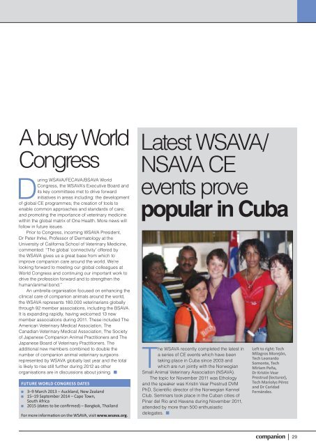 Companion May 2012 - BSAVA