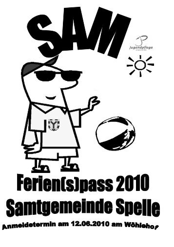 Das Programm von SAM 2010 im Detail - Samtgemeinde Spelle