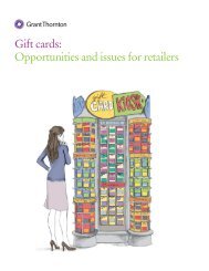 Gift cards: Opportunities And Issues For Retailers - Grant Thornton LLP