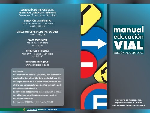 Manual De Educacion Vial San Isidro