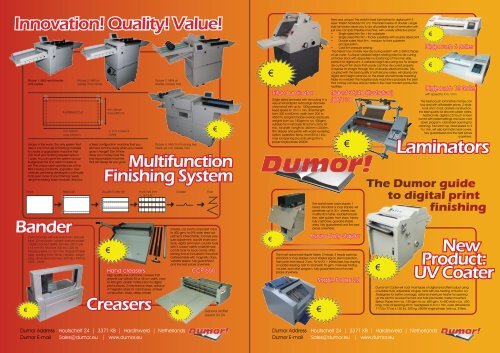 Laminators - dumor.eu