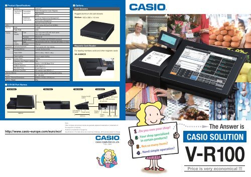 V-R100 is a new - CASIO Europe