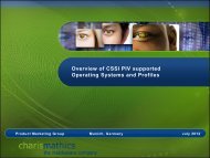 CSSI PIV card profile support - charismathics