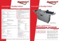 MFS Modular Finishing System - dumor.eu