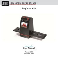 SnapScan 5000 User Manual - Jobo