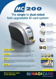MC200 2pp Brochure UK A4 - 08 ... - ID card printers