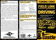 Field Link for Driving User Guide - Castle Creations