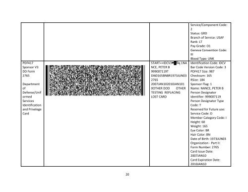 PDF417 Sponsor V3 DD Form