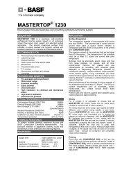 mastertop 1230 tds - BASF Construction Chemicals Pacific