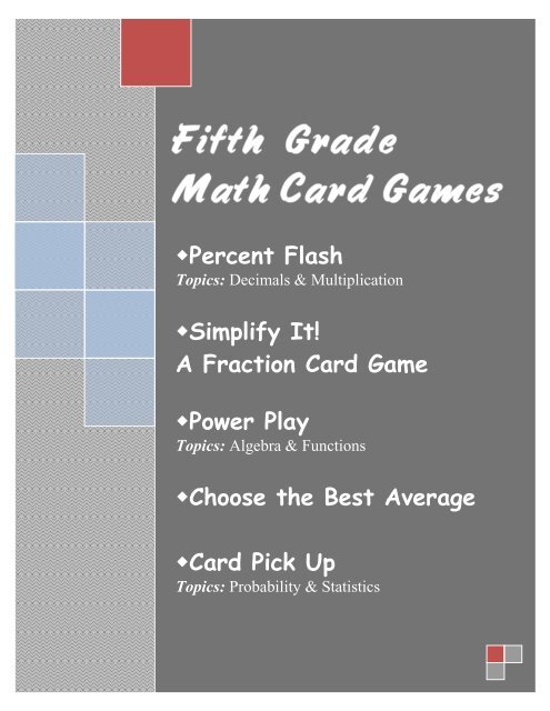 Simplify It!: A Fraction Card Game