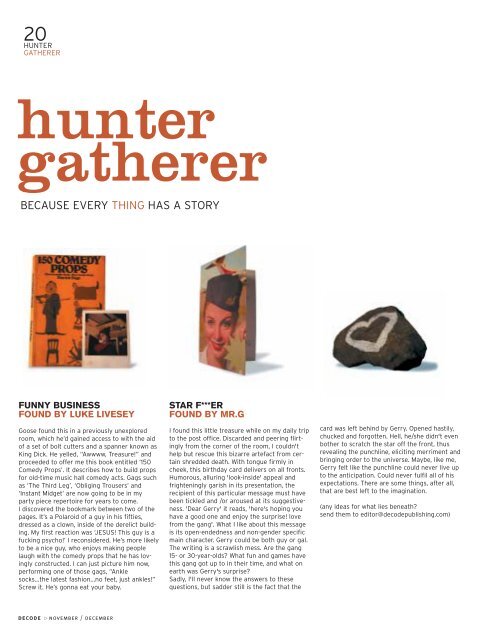 10.infotainment - hunter gatherer.pdf - Intellect