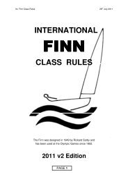 INTERNATIONAL CLASS RULES - finn-france