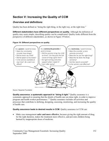 Section V: Increasing the Quality of CCM - Save the Children