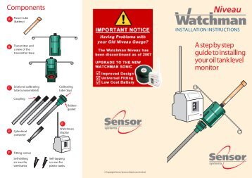 Oil Watchman Instructions :: Commercial Fuel Solutions Ltd