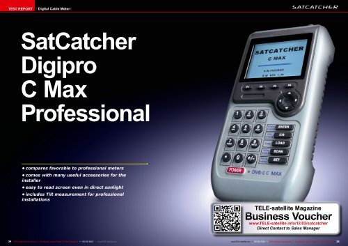 SatCatcher Digipro C Max Professional