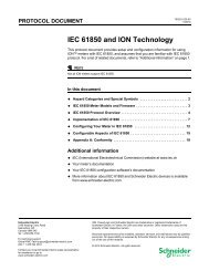 IEC 61850 and ION technology - Power Logic