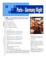 Paris Germany Night Train Brochure - Euro Railways