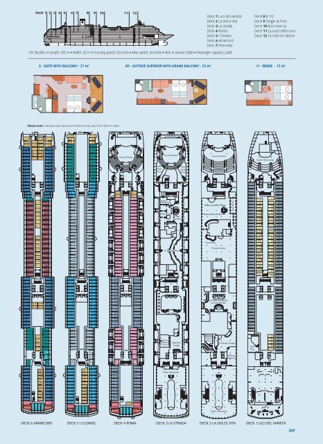 Costa Atlantica deck plans