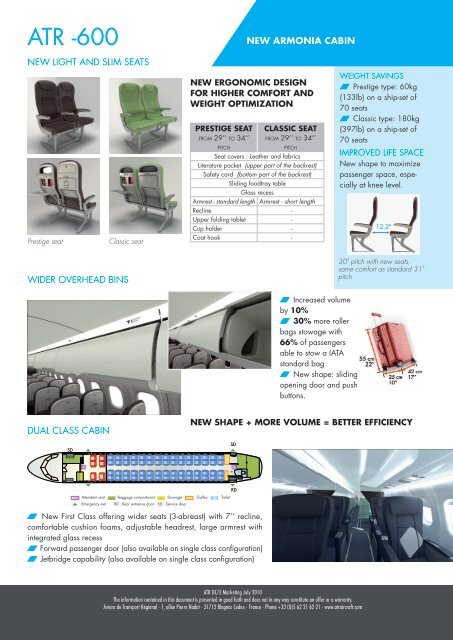 The ARMONIA cabin - ATR