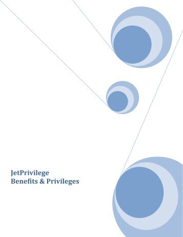 JetPrivilege Benefits & Privileges - Jet Airways