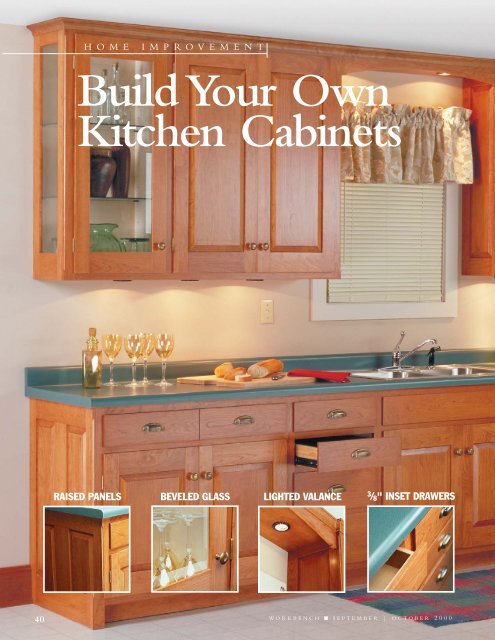 Build Your Own Kitchen Cabinets Woodsmith Woodworking
