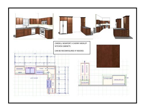 Cardell Newport Ii Cherry Merlot Kitchen Cabinets C Studio 41