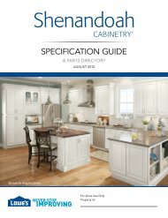 Anatomy Of Our Cabinets Shenandoah Cabinetry