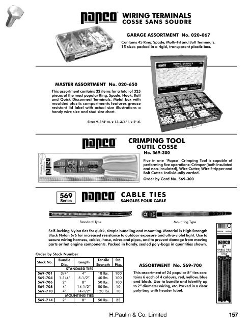 Ring Terminals Size Chart